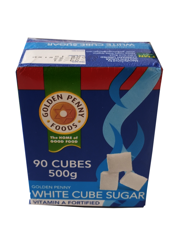 GOLDEN PENNY WHITE CUBE SUGAR 90 CUBES 500g