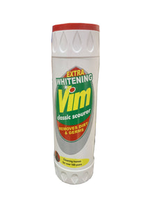 VIM EXTRA WHITENING CLASSIC SCOURER CLEANING POWDER 500G