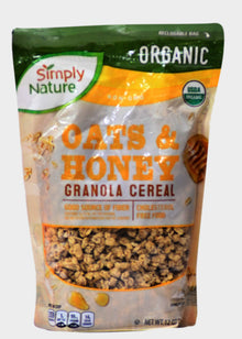 SIMPLY NATURE OAT AND HONEY GRANOLA CEREAL 340G