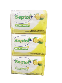 SEPTOL WITH LEMON MEDICATED AND ANTICEPTIC SOAP