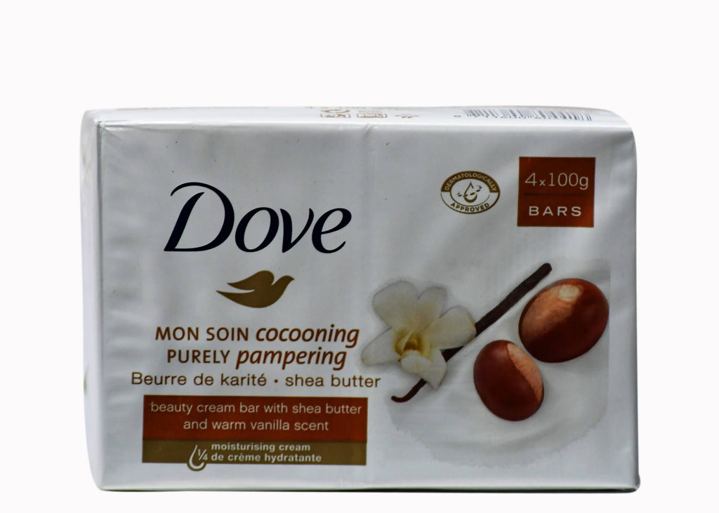 DOVE SHEA BUTTER SOAP X 4