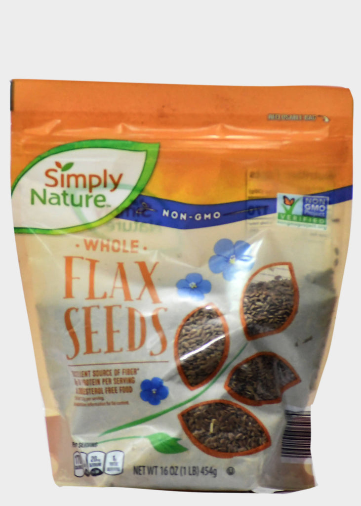 SIMPLY NATURE WHOLE FLAX SEED 454G