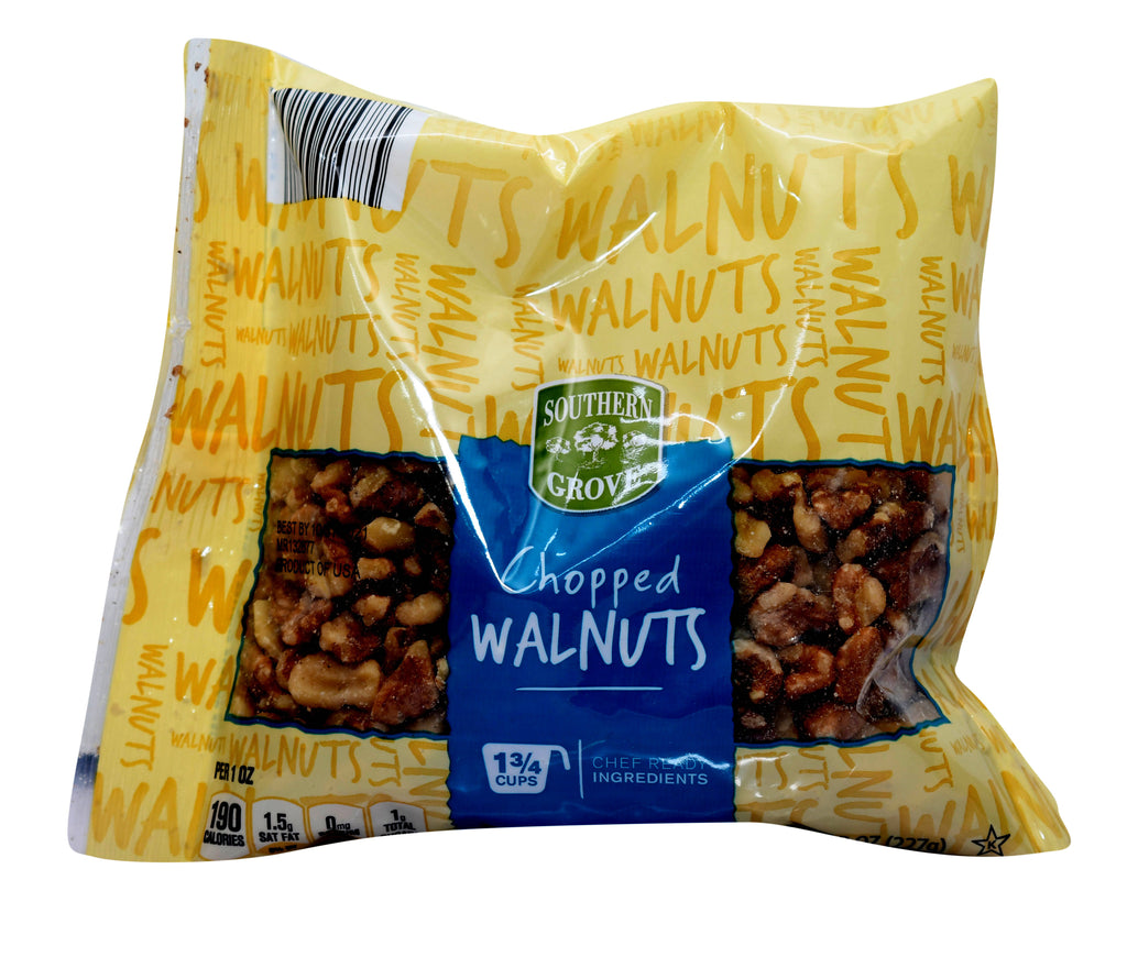 Southern Grove CHOPPED WALNUTS - Chef ready ingredients 227g x12