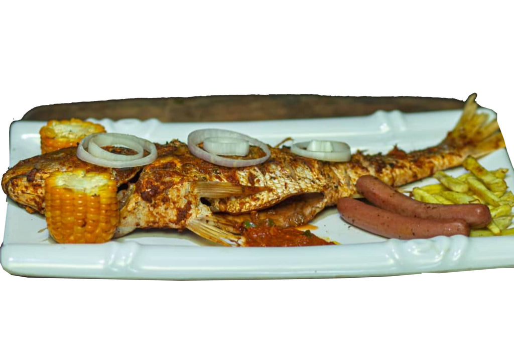Croaker fish barbecue