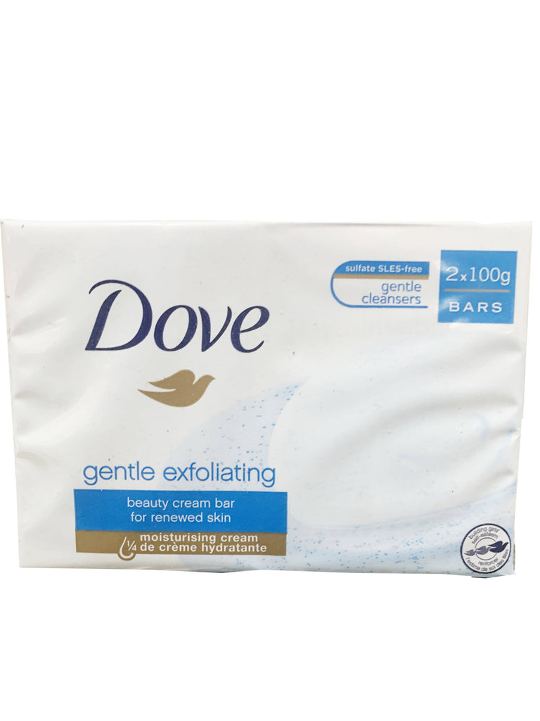 DOVE GENTLE EXFOLIATING BATHING SOAP X2 100g